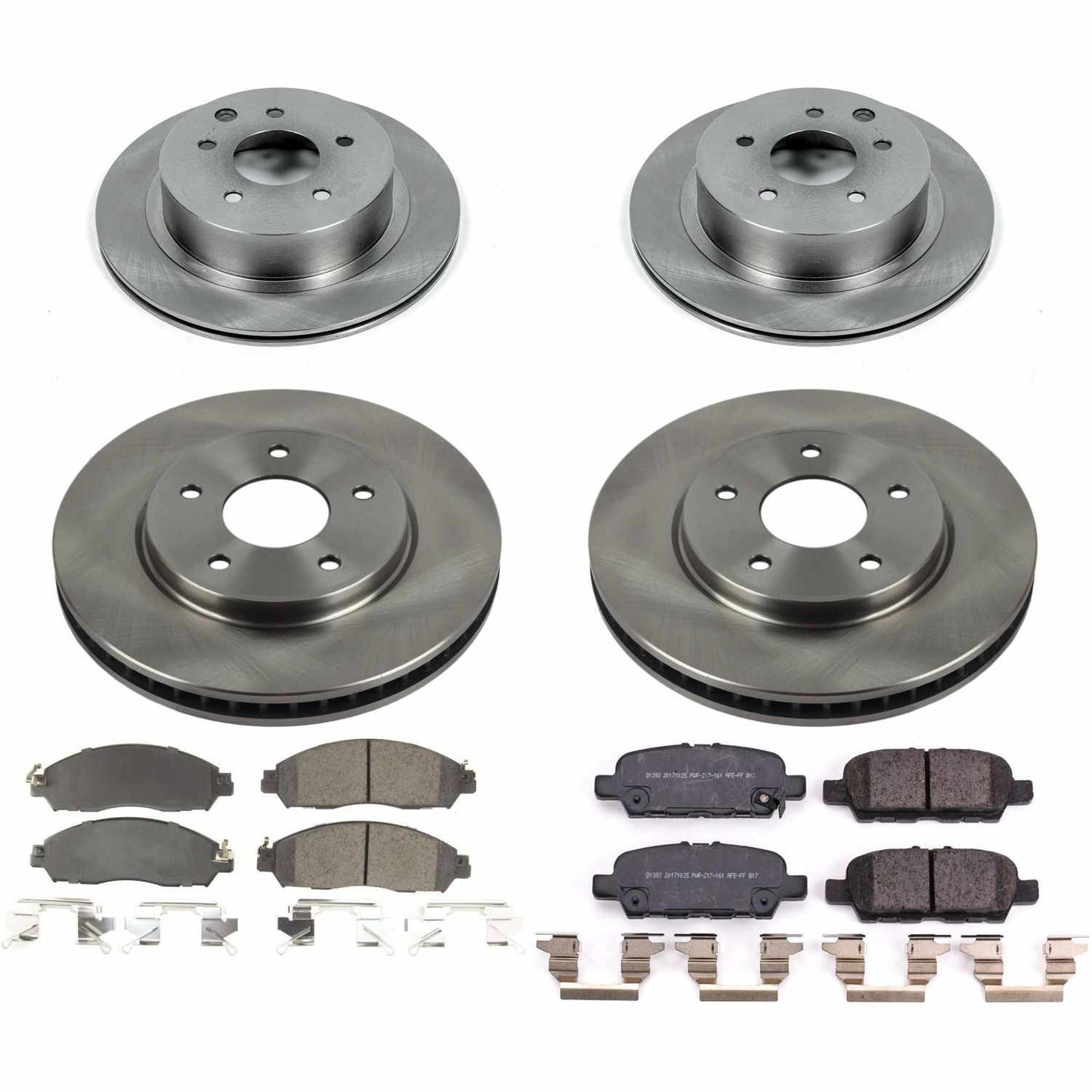 PowerStop Power Stop 18-19 Nissan Leaf Front & Rear Autospecialty Brake Kit KOE8273