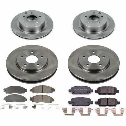 PowerStop Power Stop 18-19 Nissan Leaf Front & Rear Autospecialty Brake Kit KOE8273
