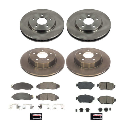 Power Stop 18-19 Nissan Leaf Front & Rear Autospecialty Brake Kit KOE8274