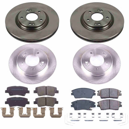 PowerStop Power Stop 17-19 Hyundai Elantra Front & Rear Autospecialty Brake Kit KOE8285