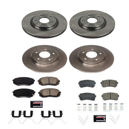 Power Stop 18-20 Hyundai Kona Front & Rear Autospecialty Brake Kit KOE8286