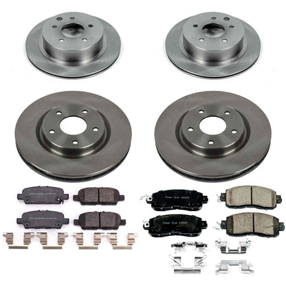 PowerStop Power Stop 14-17 Nissan Leaf Front & Rear Autospecialty Brake Kit KOE8288