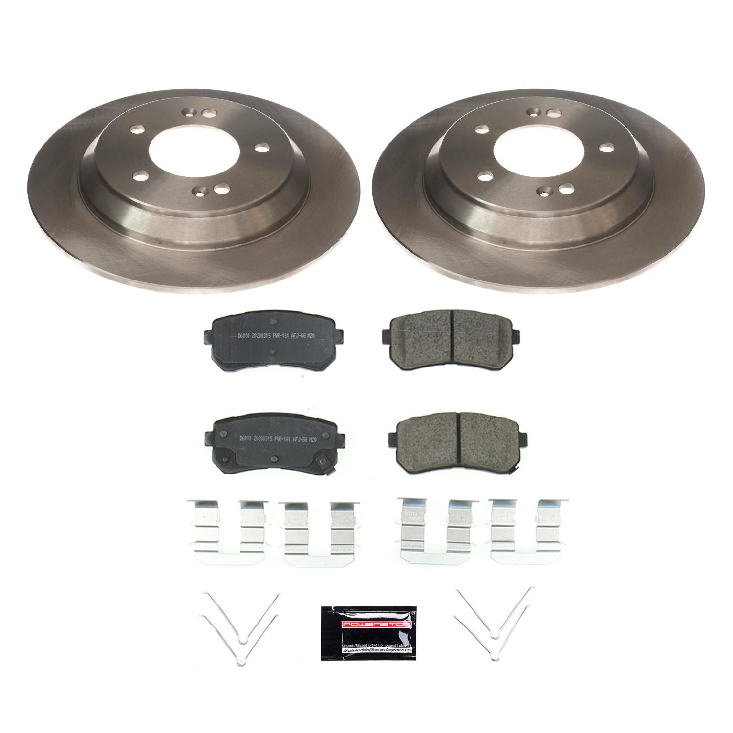 Power Stop 18-20 Hyundai Kona Rear Autospecialty Brake Kit KOE8307
