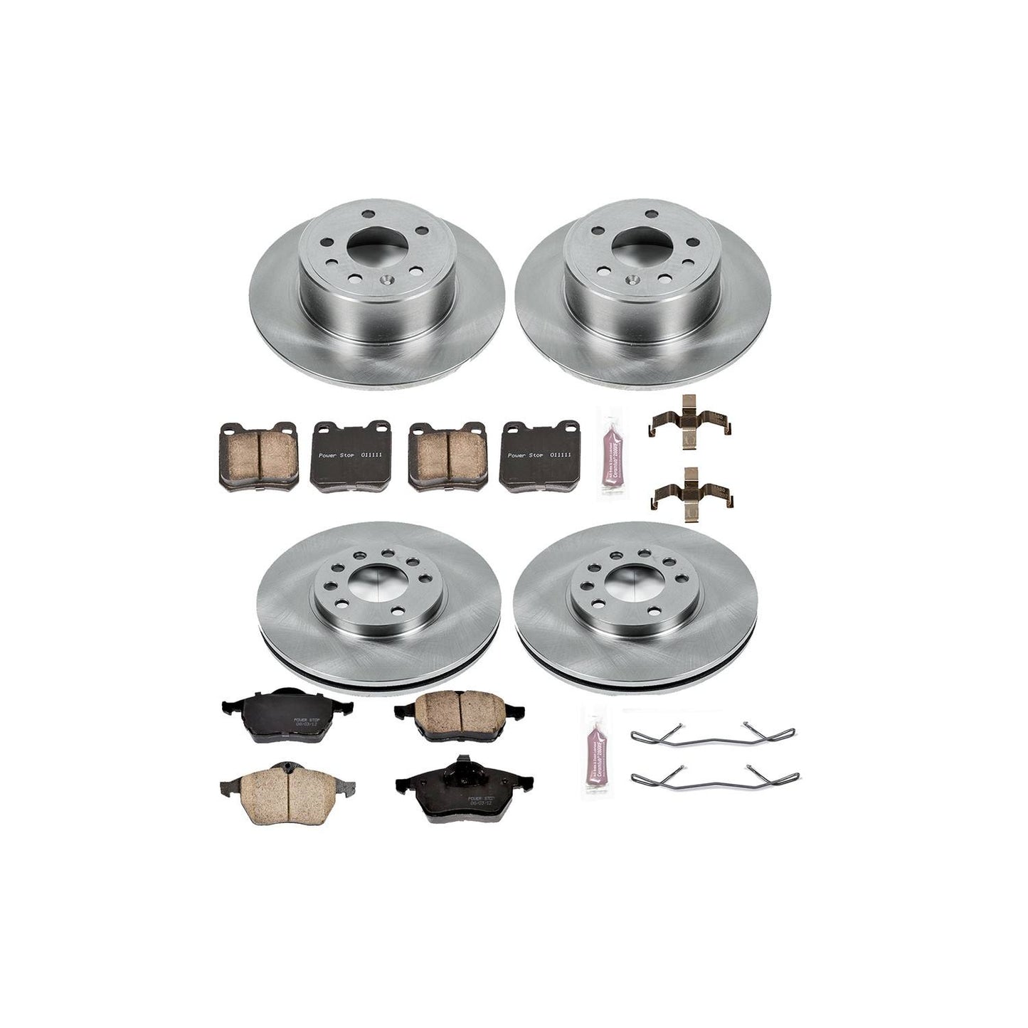 PowerStop Power Stop 97-98 Saab 900 Front & Rear Autospecialty Brake Kit KOE833