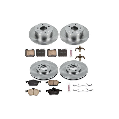 PowerStop Power Stop 97-98 Saab 900 Front & Rear Autospecialty Brake Kit KOE833