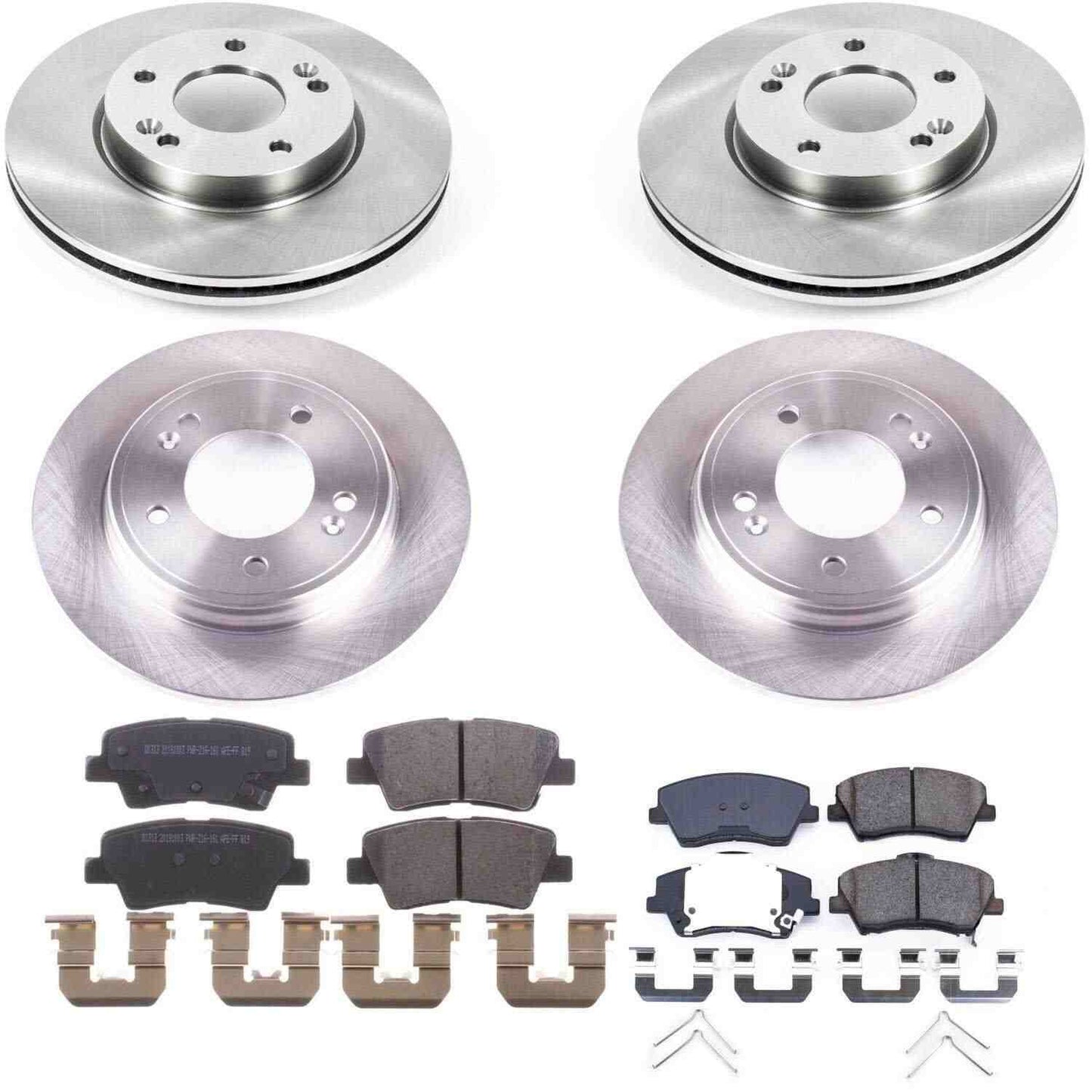 PowerStop Power Stop 2019 Hyundai Elantra Front & Rear Autospecialty Brake Kit KOE8344