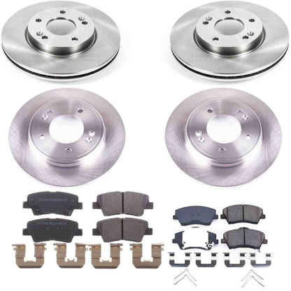 PowerStop Power Stop 2019 Hyundai Elantra Front & Rear Autospecialty Brake Kit KOE8344
