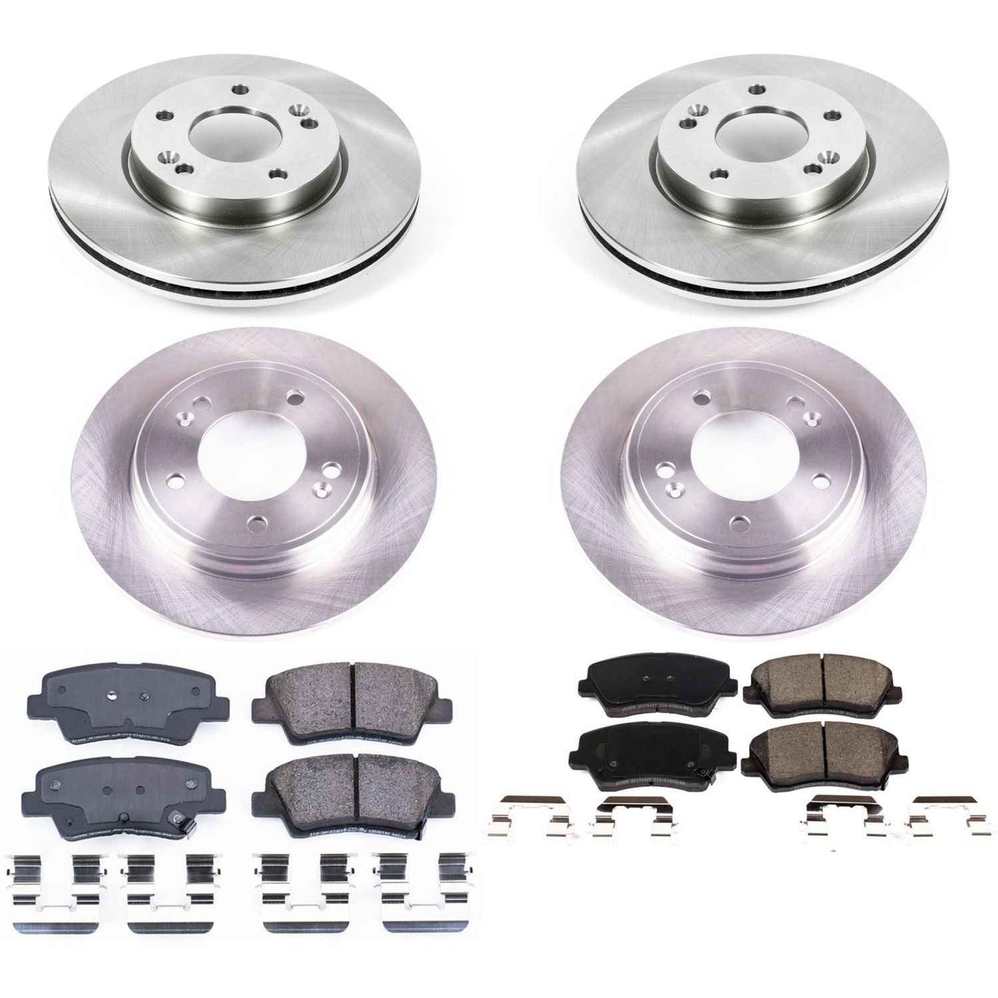 PowerStop Power Stop 2019 Hyundai Veloster Front & Rear Autospecialty Brake Kit KOE8346