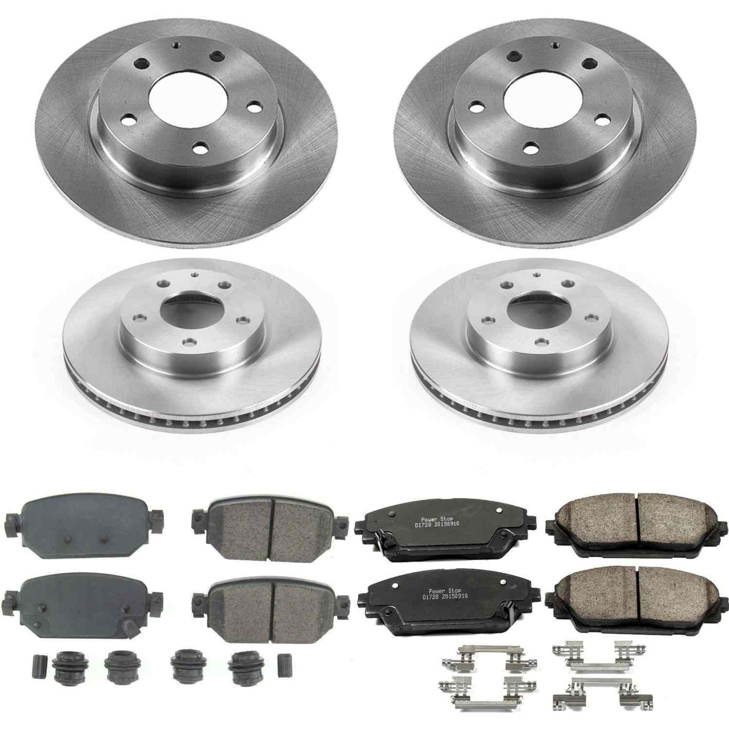 PowerStop Power Stop 2019 Mazda CX-3 Front & Rear Autospecialty Brake Kit KOE8350