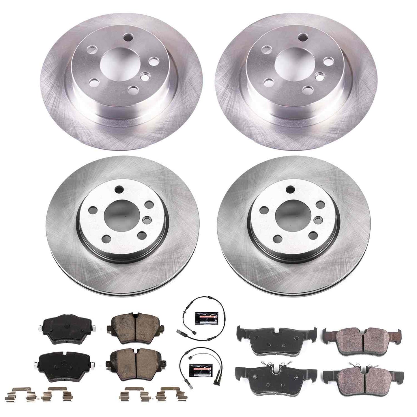 PowerStop Power Stop 2019 Mini Cooper Clubman Front & Rear Autospecialty Brake Kit KOE8355