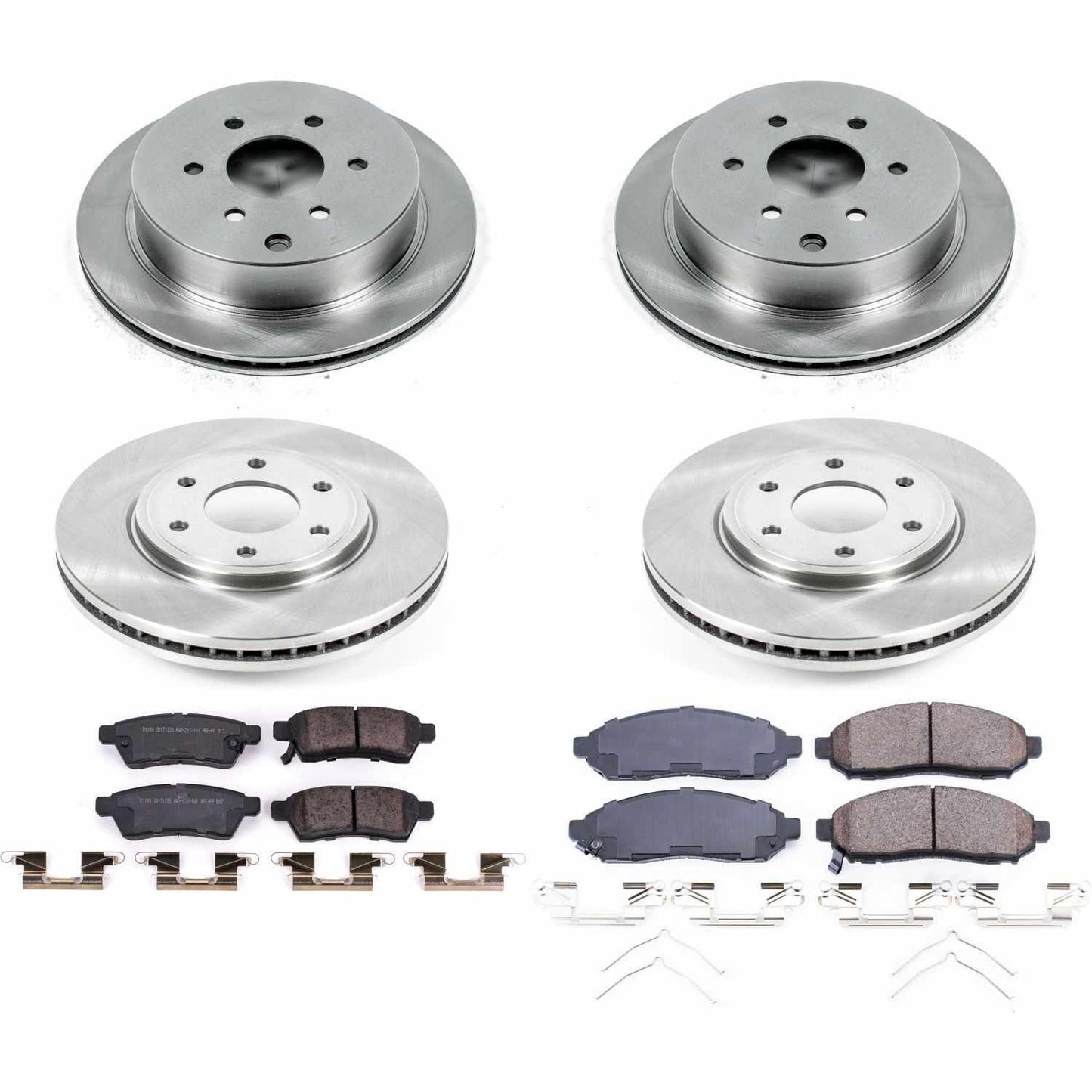 PowerStop Power Stop 2019 Nissan Frontier Front & Rear Autospecialty Brake Kit KOE8357