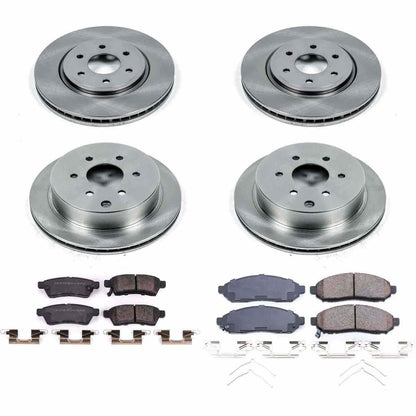 PowerStop Power Stop 2019 Nissan Frontier Front & Rear Autospecialty Brake Kit KOE8358