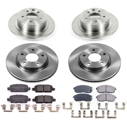 PowerStop Power Stop 2019 Nissan Sentra Front & Rear Autospecialty Brake Kit KOE8359