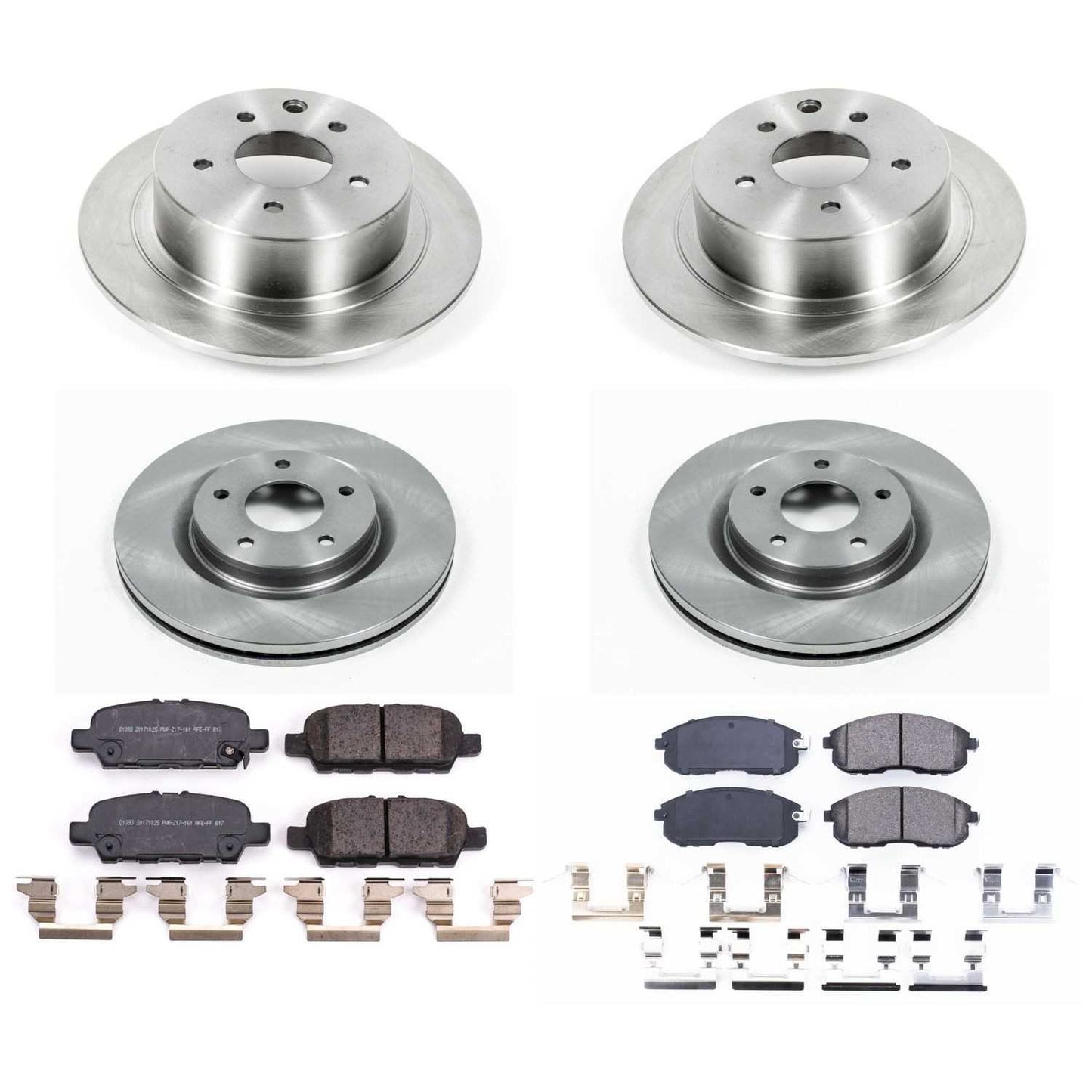 PowerStop Power Stop 2019 Nissan Sentra Front & Rear Autospecialty Brake Kit KOE8360
