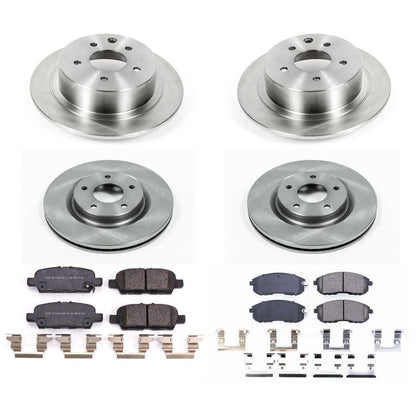 PowerStop Power Stop 2019 Nissan Sentra Front & Rear Autospecialty Brake Kit KOE8360