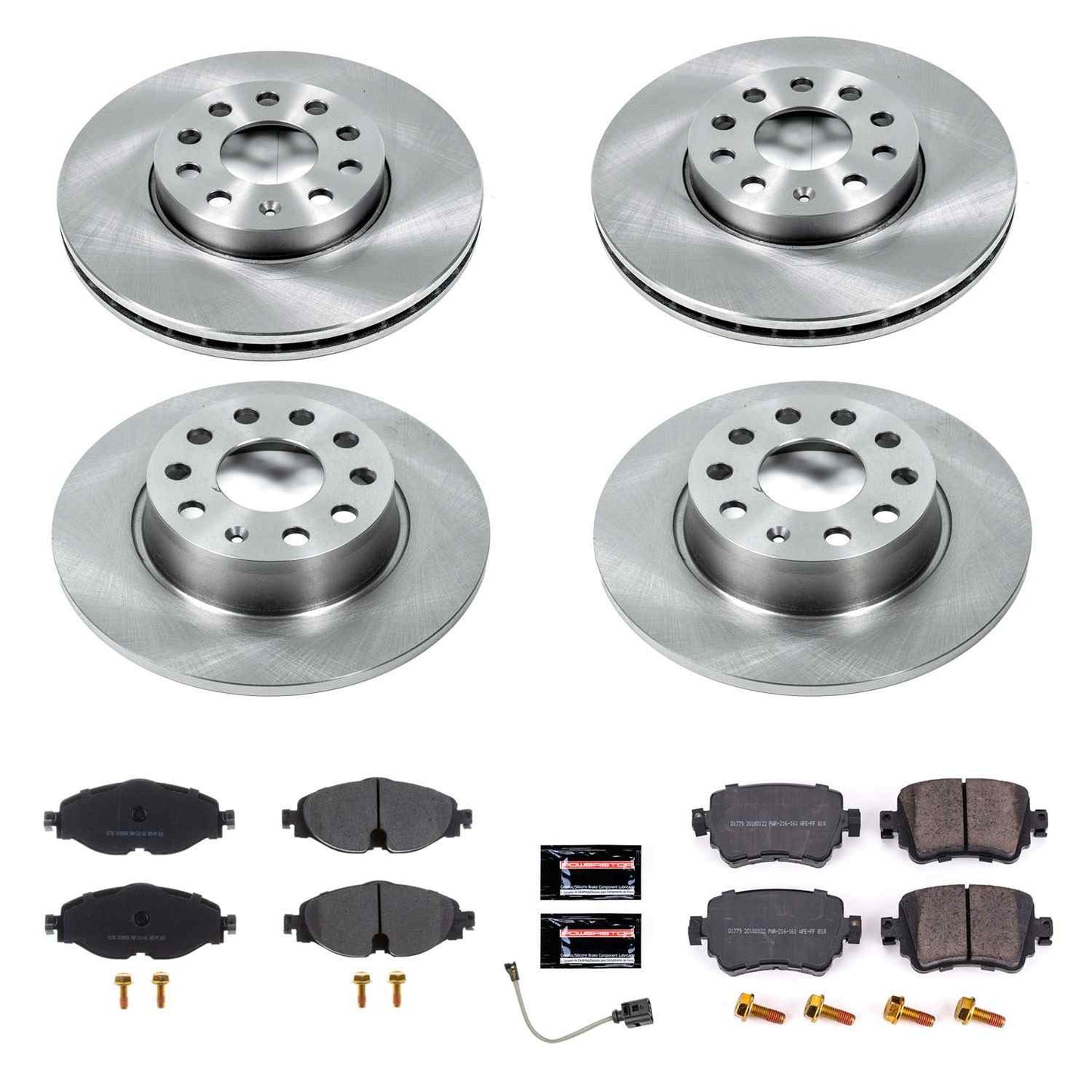 PowerStop Power Stop 2019 Volkswagen Golf Front & Rear Autospecialty Brake Kit KOE8363