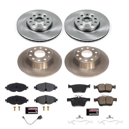 Power Stop 2019 Volkswagen Jetta Front & Rear Autospecialty Brake Kit KOE8365