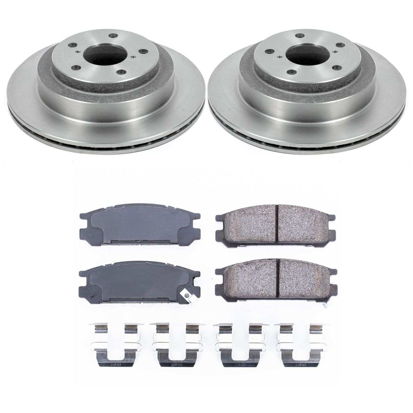 PowerStop Power Stop 91-94 Subaru Legacy Rear Autospecialty Brake Kit KOE8382