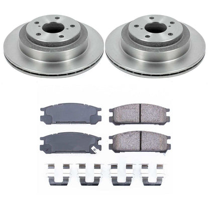 PowerStop Power Stop 91-94 Subaru Legacy Rear Autospecialty Brake Kit KOE8382