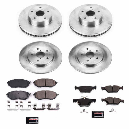 PowerStop Power Stop 2015 Subaru Legacy Front & Rear Autospecialty Brake Kit KOE8405