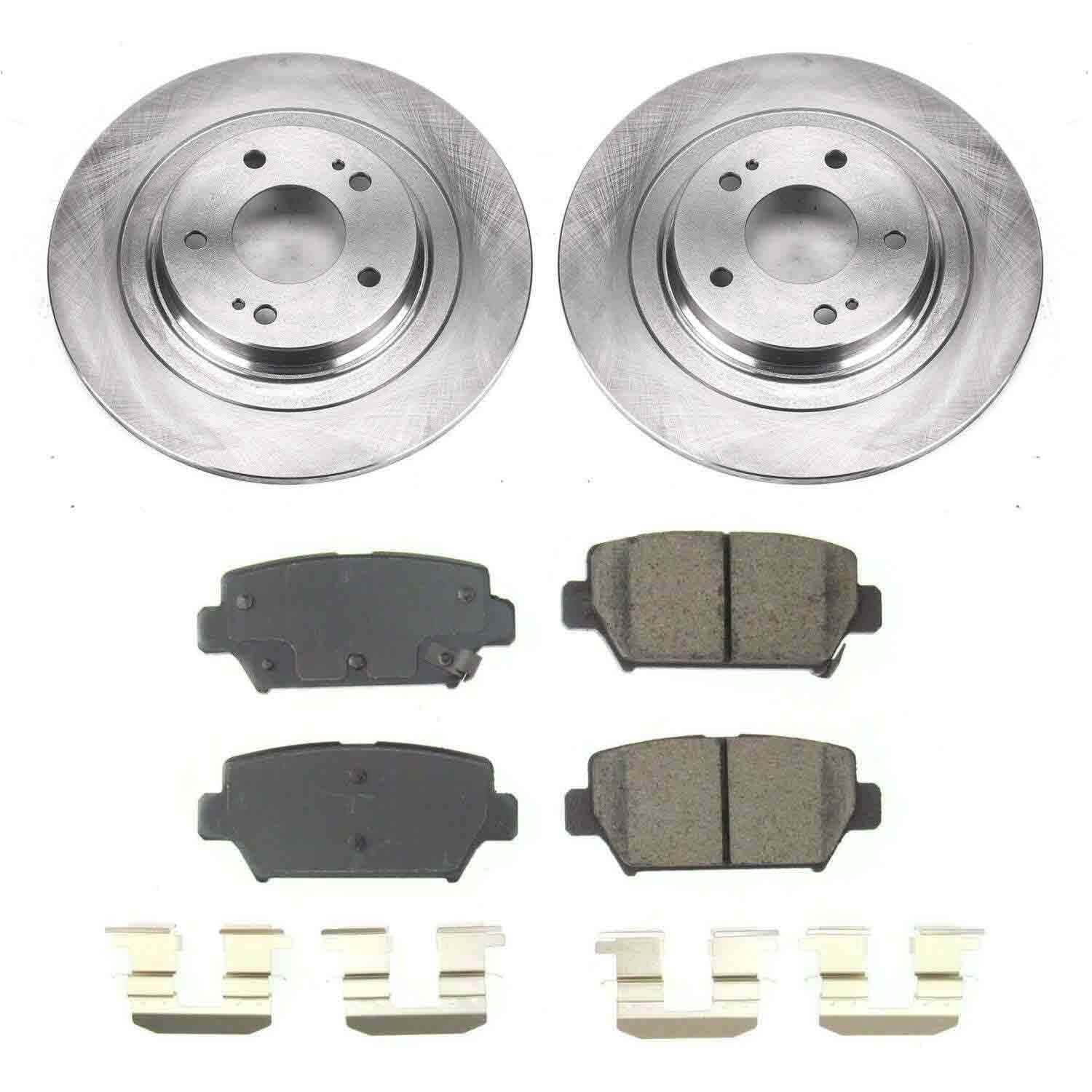 Power Stop 2018 Mitsubishi Eclipse Cross Rear Autospecialty Brake Kit KOE8434
