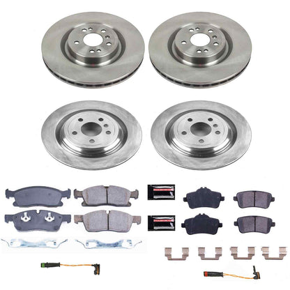 PowerStop Power Stop 2015 Mercedes-Benz ML400 Front & Rear Autospecialty Brake Kit KOE8435