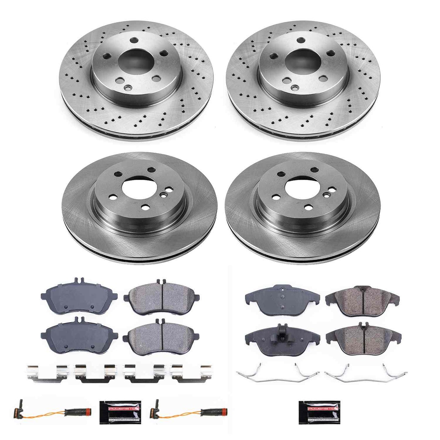 PowerStop Power Stop 12-16 Mercedes-Benz C250 Front & Rear Autospecialty Brake Kit KOE8439