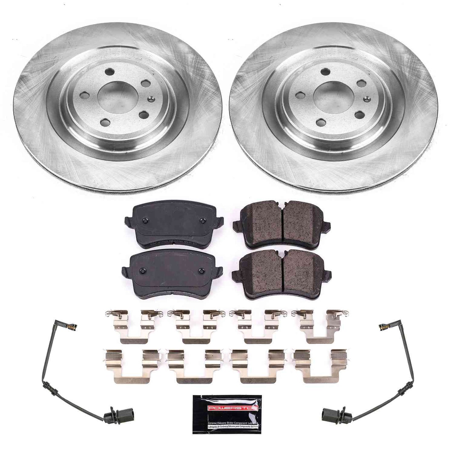 Power Stop 2018 Audi S8 Rear Autospecialty Brake Kit KOE8486