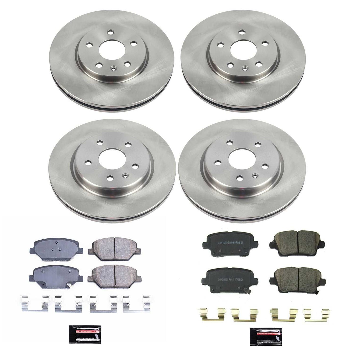 PowerStop Power Stop 2019 Cadillac XT4 Front & Rear Autospecialty Brake Kit KOE8504