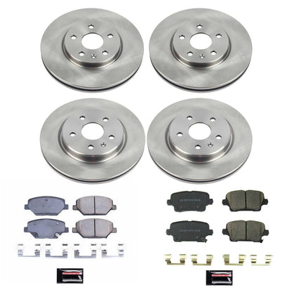 PowerStop Power Stop 2019 Cadillac XT4 Front & Rear Autospecialty Brake Kit KOE8504