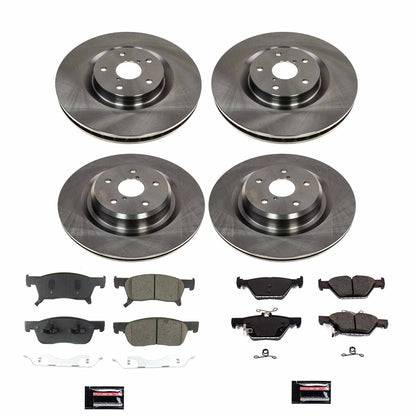 PowerStop Power Stop 19-20 Subaru Ascent Front & Rear Autospecialty Brake Kit KOE8518