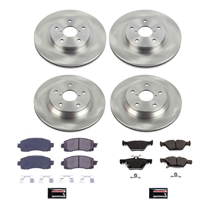 PowerStop Power Stop 19-21 Subaru Forester Front & Rear Autospecialty Brake Kit KOE8520