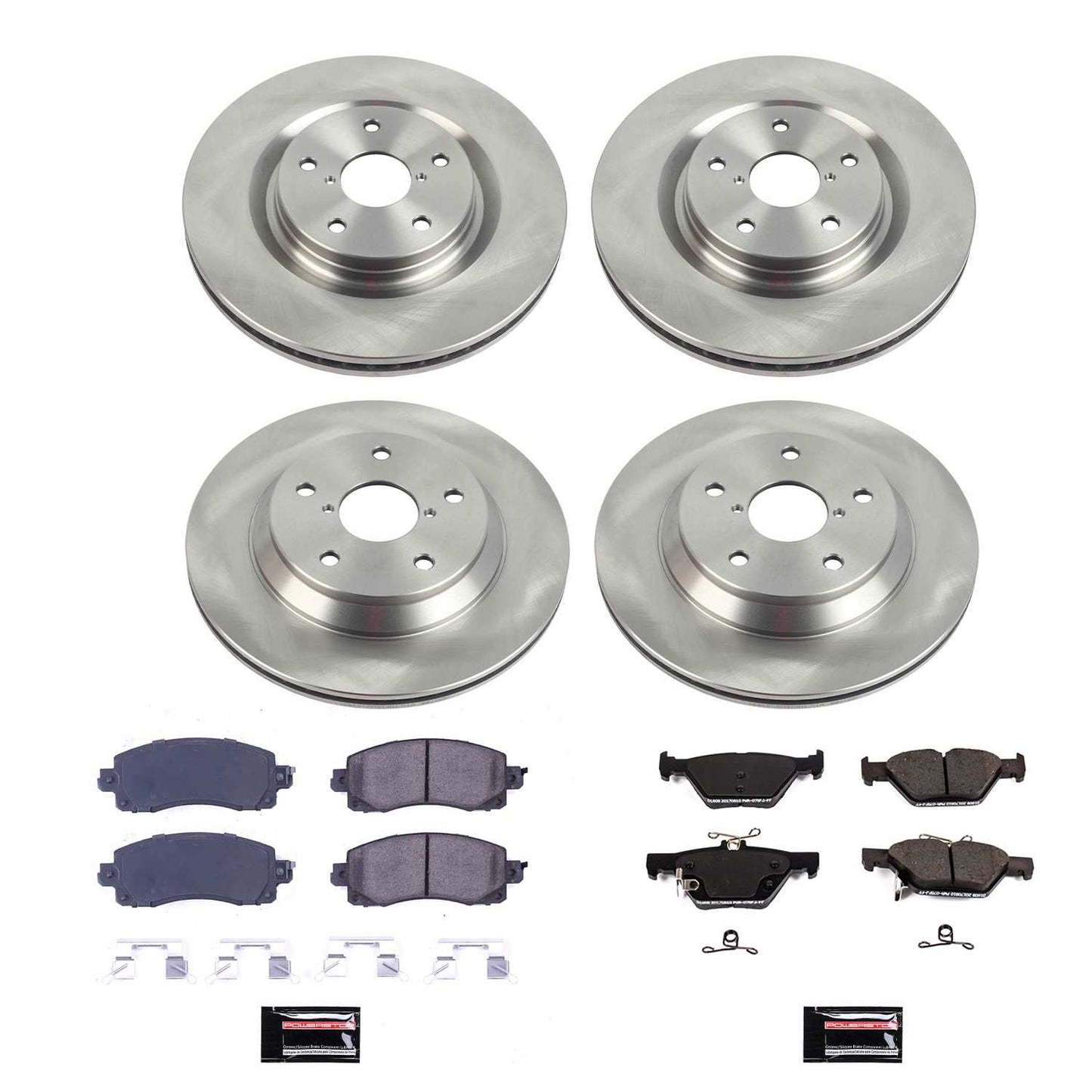 PowerStop Power Stop 19-21 Subaru Forester Front & Rear Autospecialty Brake Kit KOE8521