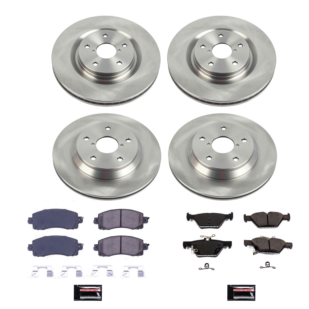 PowerStop Power Stop 19-21 Subaru Forester Front & Rear Autospecialty Brake Kit KOE8521