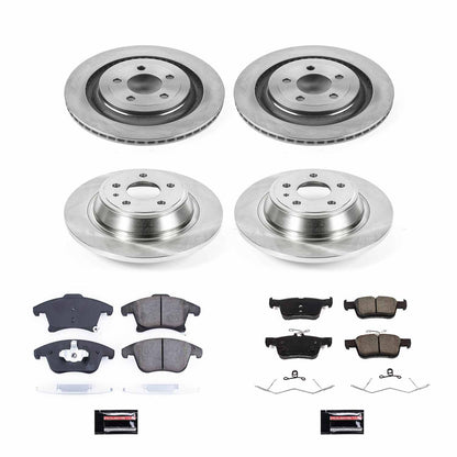 Power Stop 2020 Ford Fusion Front & Rear Autospecialty Brake Kit KOE8532