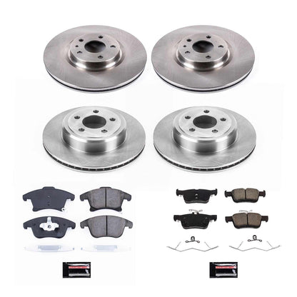 Power Stop 2020 Ford Fusion Front & Rear Autospecialty Brake Kit KOE8534