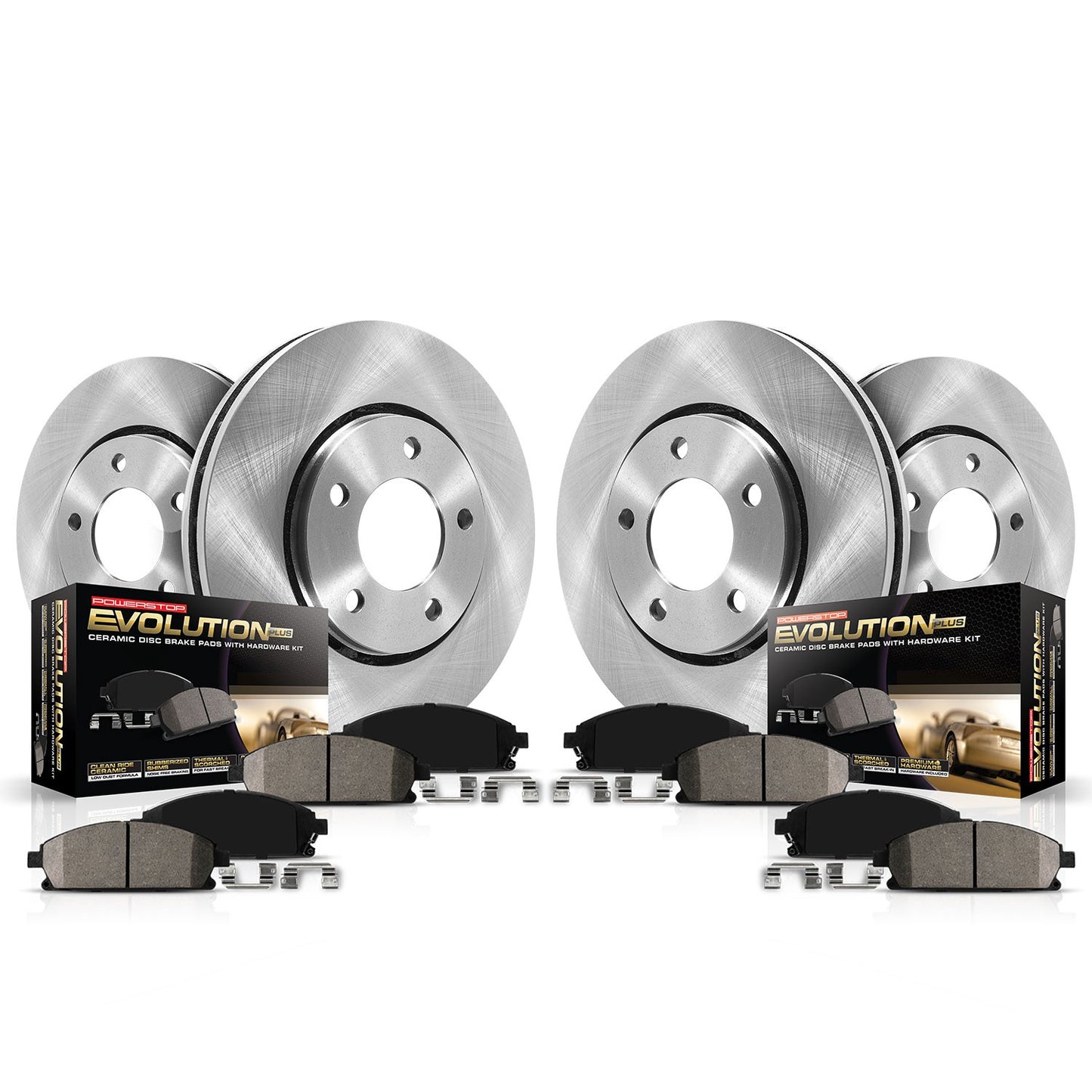 Power Stop 19-20 Ford Police Responder Hybrid Front & Rear Autospecialty Brake Kit KOE8541