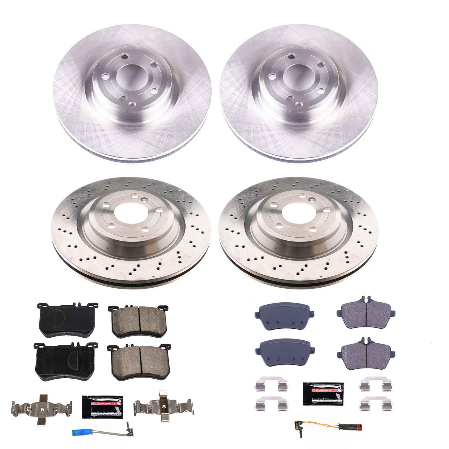 PowerStop Power Stop 19-20 Mercedes-Benz SL550 Front & Rear Autospecialty Brake Kit KOE8734