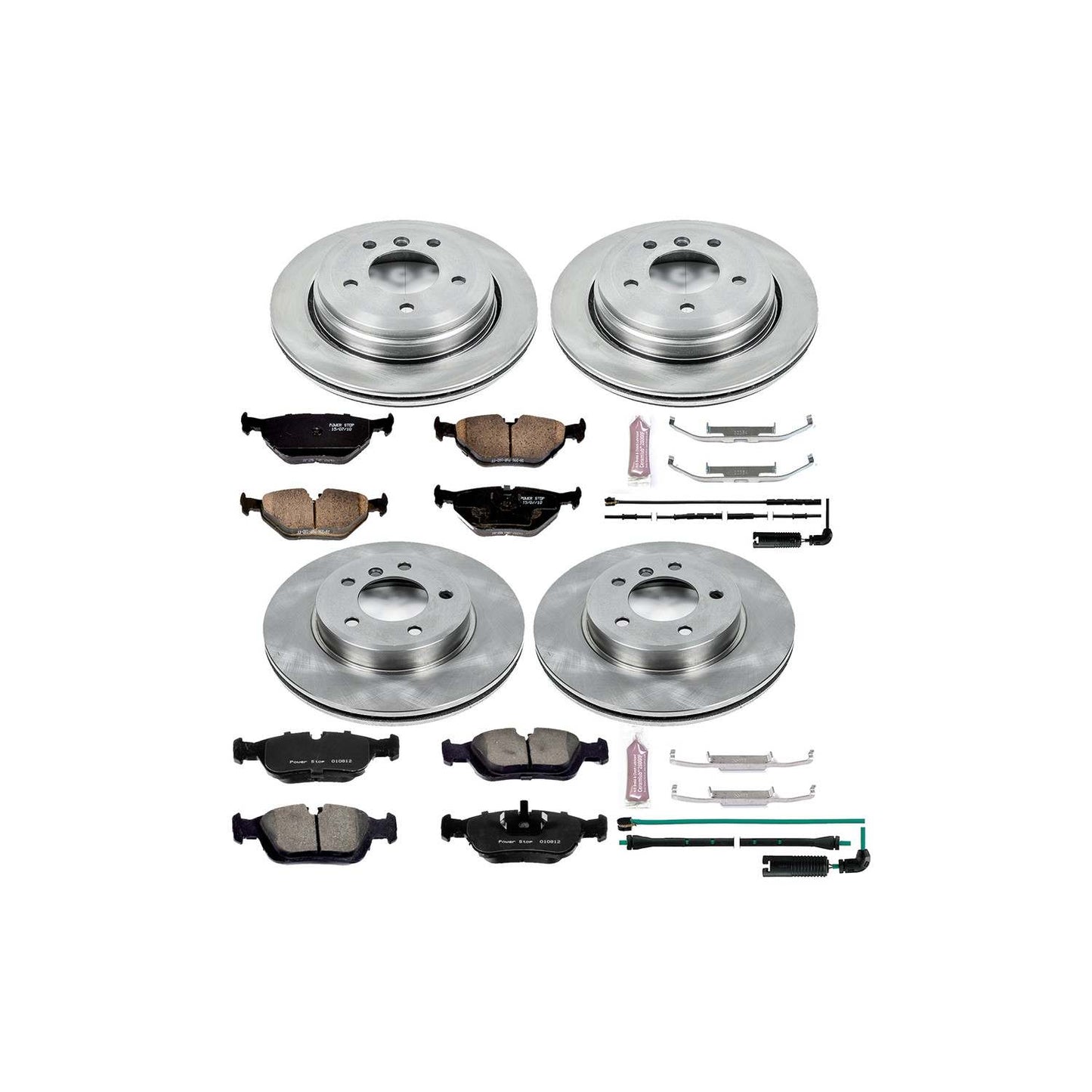 PowerStop Power Stop 01-05 BMW 325xi Front & Rear Autospecialty Brake Kit KOE874