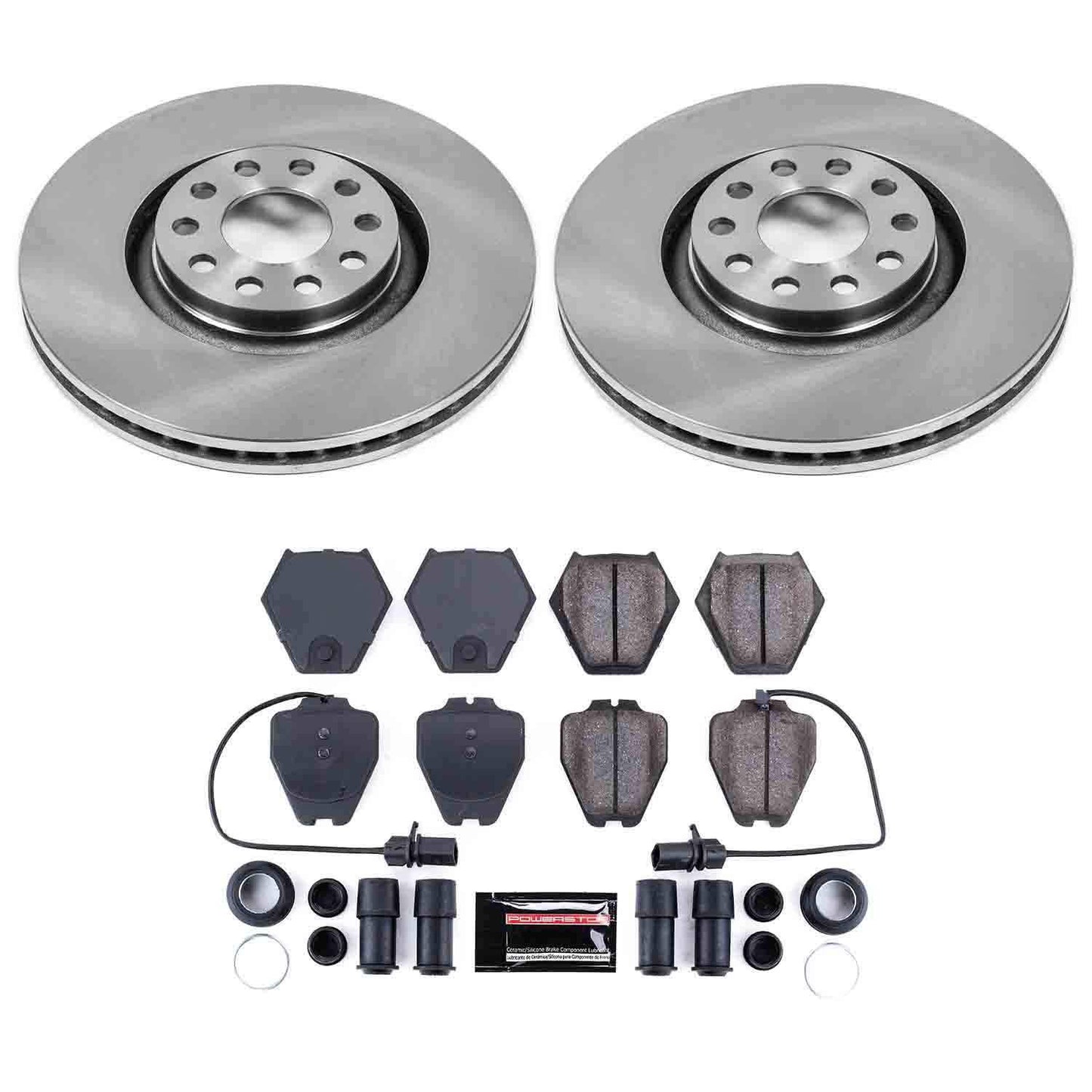 PowerStop Power Stop 00-01 Audi A6 Quattro Front Autospecialty Brake Kit KOE886