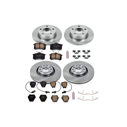 PowerStop Power Stop 00-01 Audi A6 Quattro Front & Rear Autospecialty Brake Kit KOE890