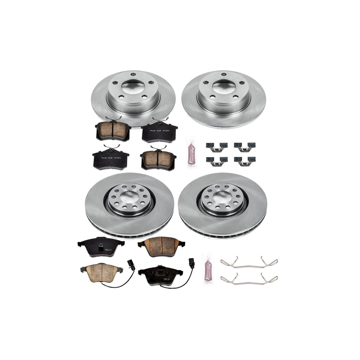 PowerStop Power Stop 02-04 Audi A6 Quattro Front & Rear Autospecialty Brake Kit KOE893