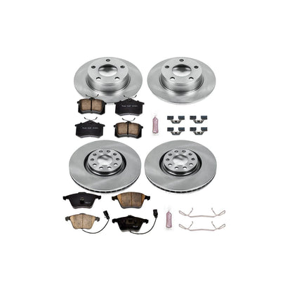 PowerStop Power Stop 02-04 Audi A6 Quattro Front & Rear Autospecialty Brake Kit KOE893