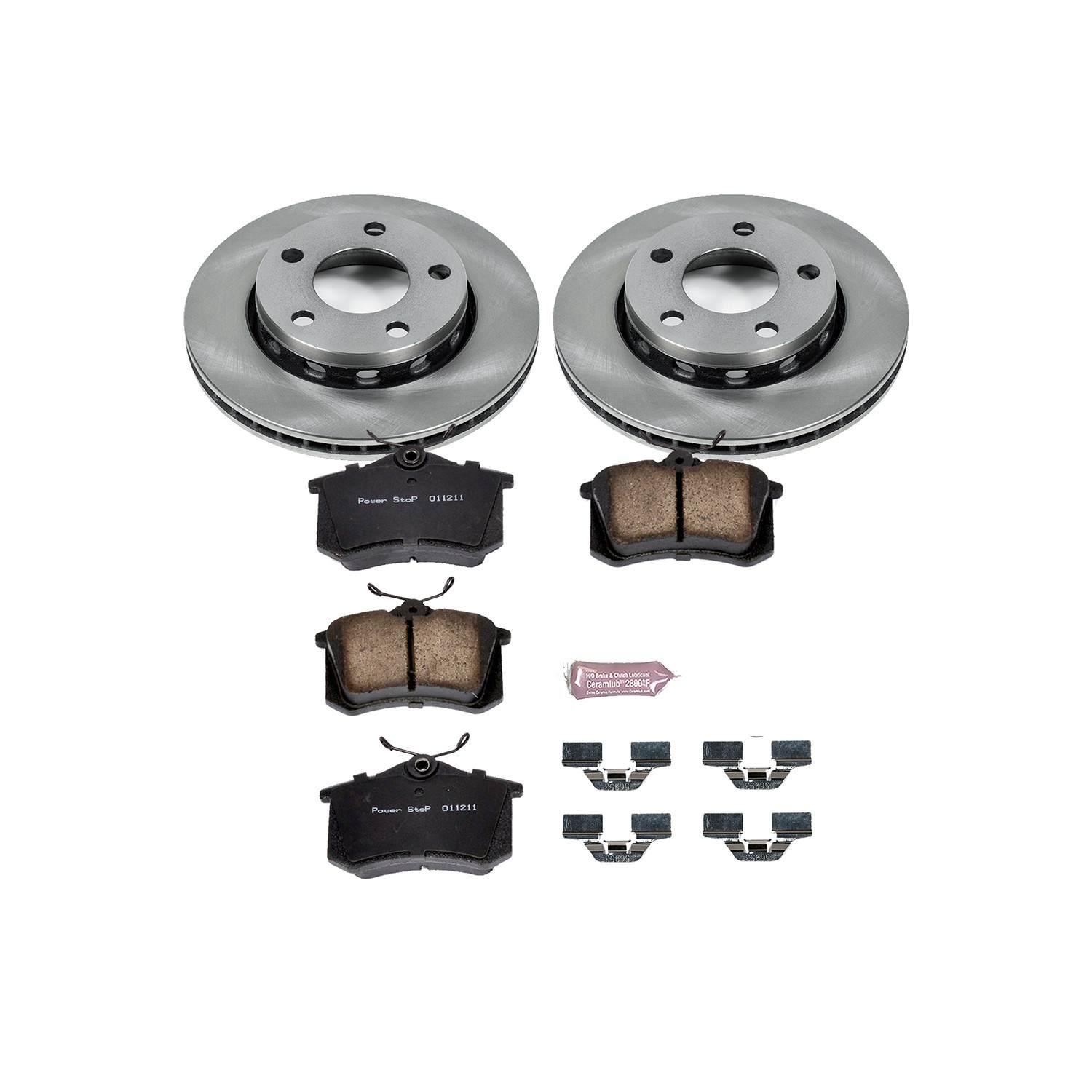 PowerStop Power Stop 00-02 Audi S4 Rear Autospecialty Brake Kit KOE894