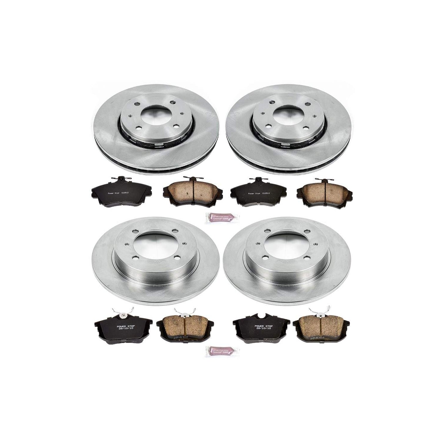 PowerStop Power Stop 00-04 Volvo S40 Front & Rear Autospecialty Brake Kit KOE912