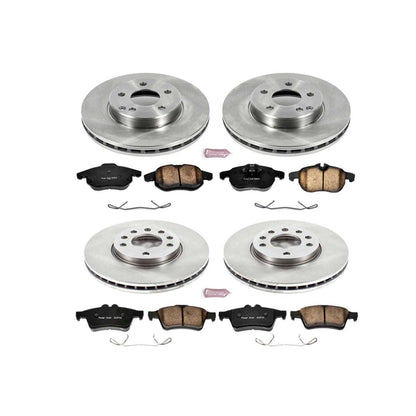 PowerStop Power Stop 03-11 Saab 9-3 Front & Rear Autospecialty Brake Kit KOE979