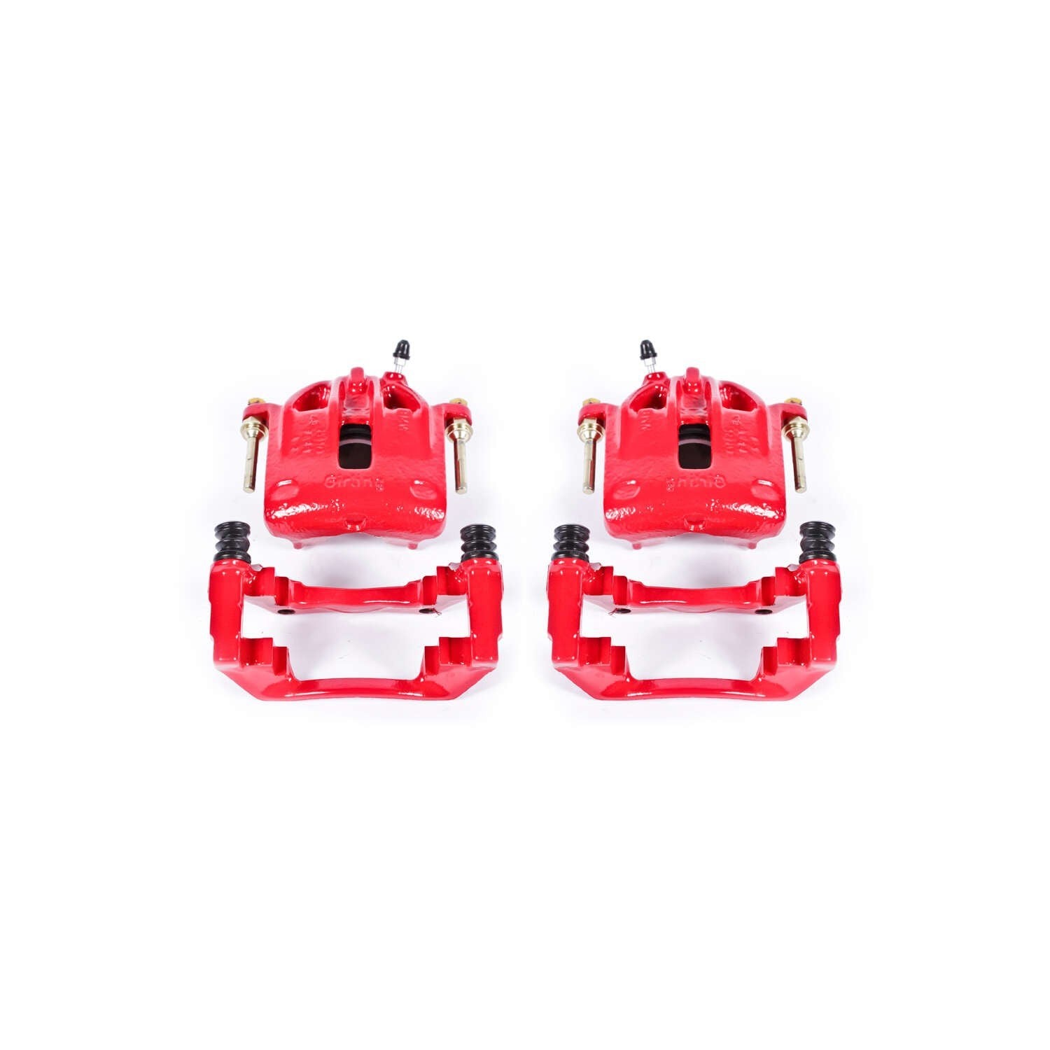 PowerStop Power Stop 1991 BMW 318i Front Red Calipers w/Brackets - Pair S1138
