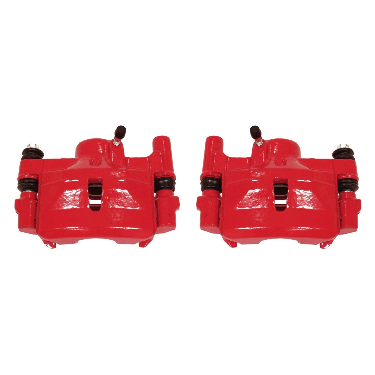PowerStop Power Stop 90-91 Lexus ES250 Rear Red Calipers w/Brackets - Pair S1202