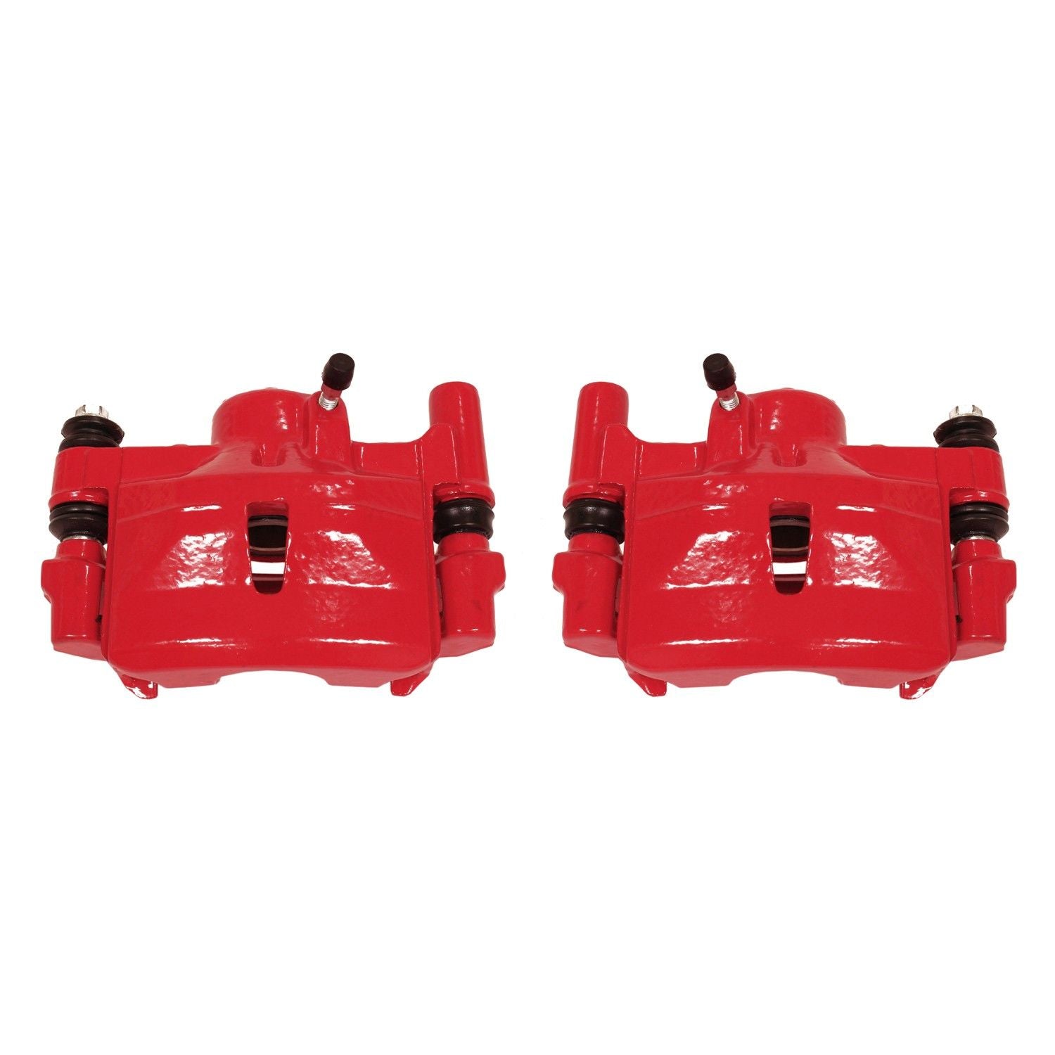 PowerStop Power Stop 90-91 Lexus ES250 Rear Red Calipers w/Brackets - Pair S1202
