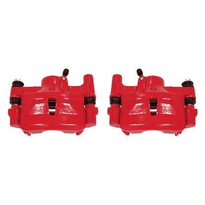 PowerStop Power Stop 90-91 Lexus ES250 Rear Red Calipers w/Brackets - Pair S1202